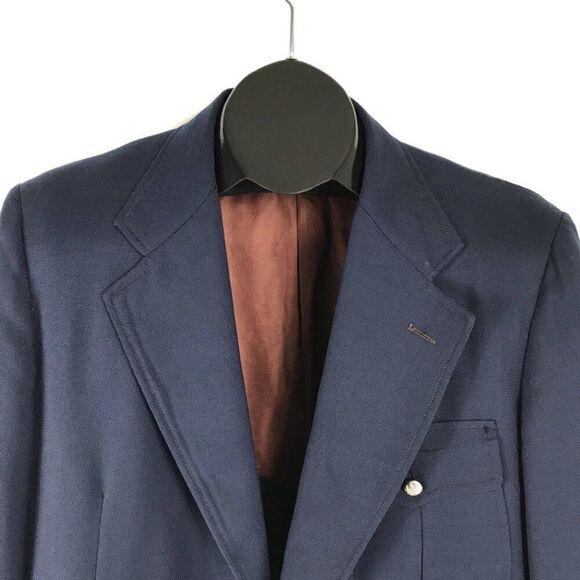 Vintage Cricketeer for Robert Burns Button Down Blazer /Suit Jacket Size 44 Long - Picture 3 of 15